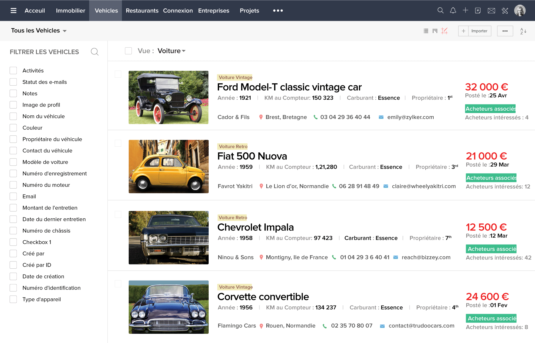Zoho CRM - Captura de pantalla 5
