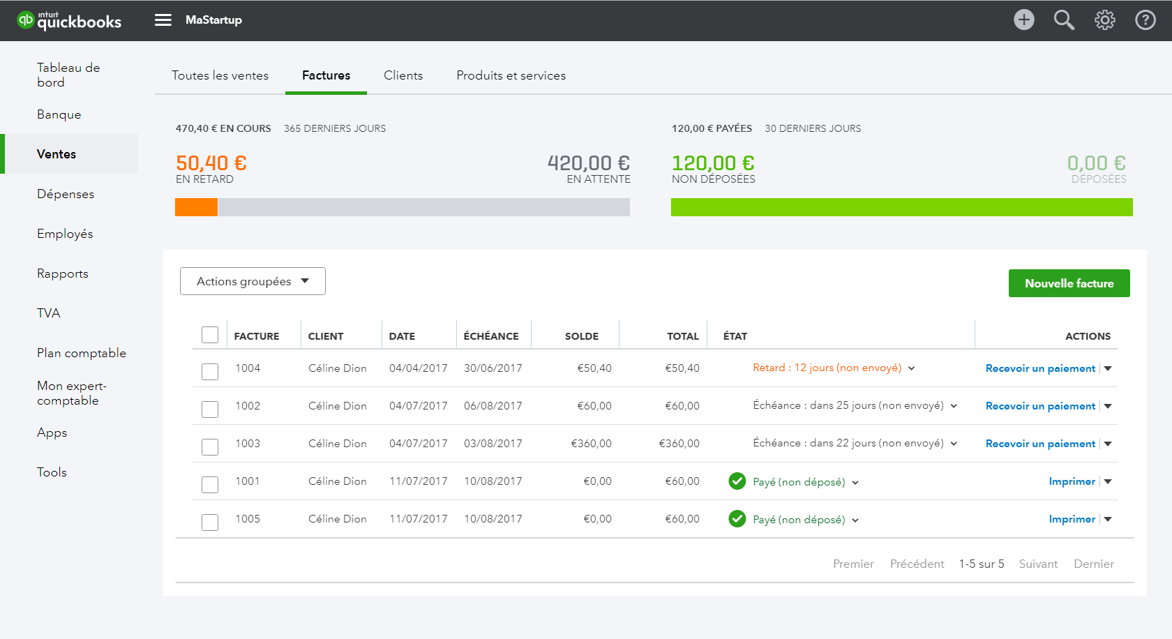 QuickBooks: Gestión de facturas de los clientes QuickBooks: Gestión de facturas de los clientes