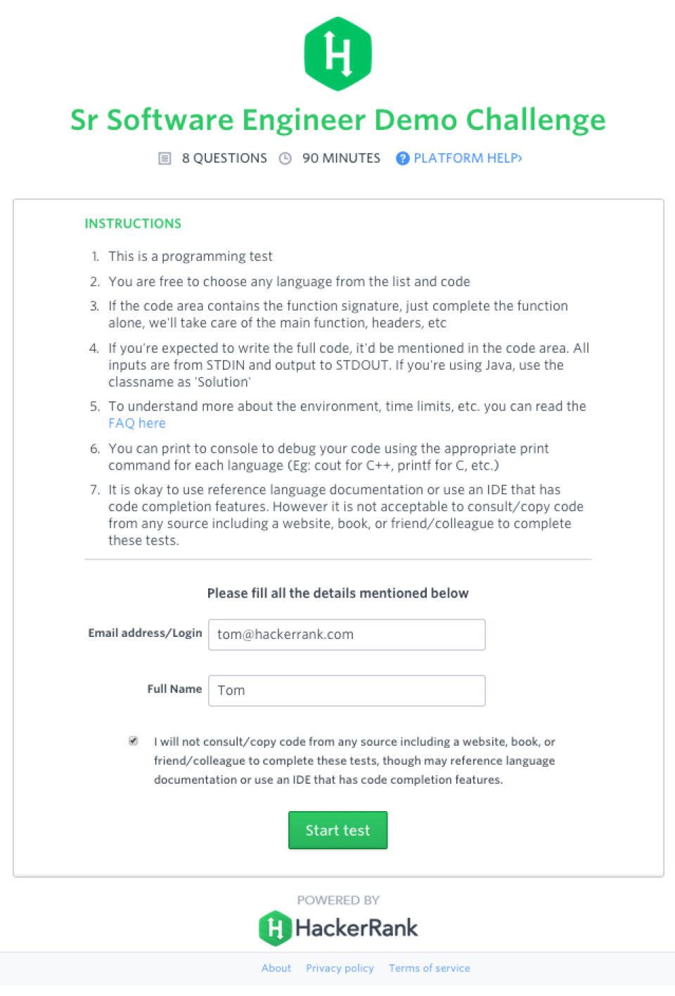 HackerRank de pantalla-1 HackerRank de pantalla-1