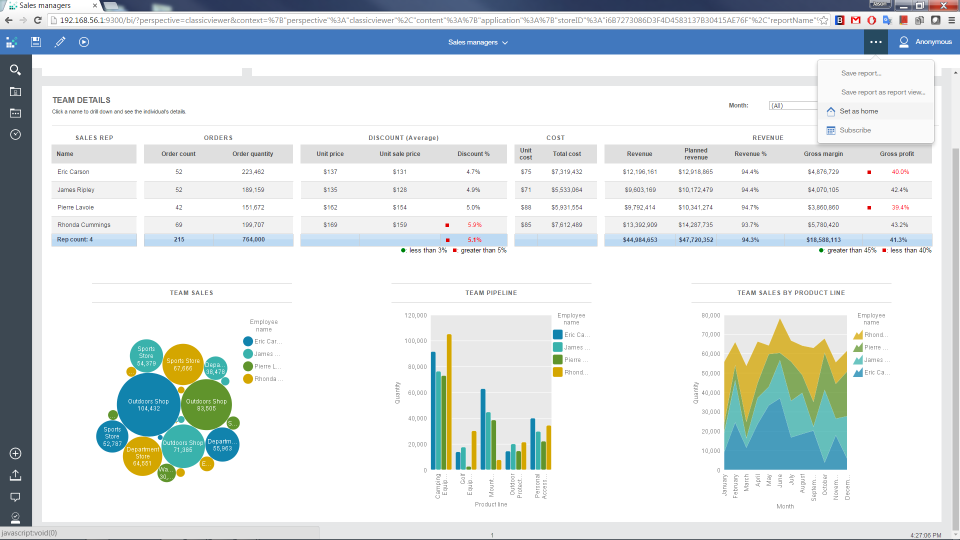 IBM Cognos Analytics pantalla-1 IBM Cognos Analytics pantalla-1