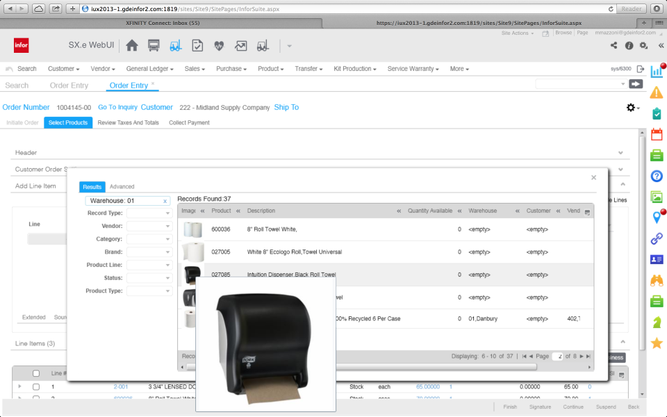 ERP Infor para la distribución de pantalla-0 ERP Infor para la distribución de pantalla-0