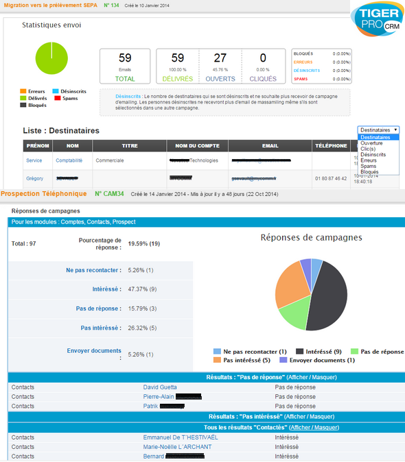 TigerPro CRM: prospección, tareas y notas, modo sin conexión TigerPro CRM: prospección, tareas y notas, modo sin conexión