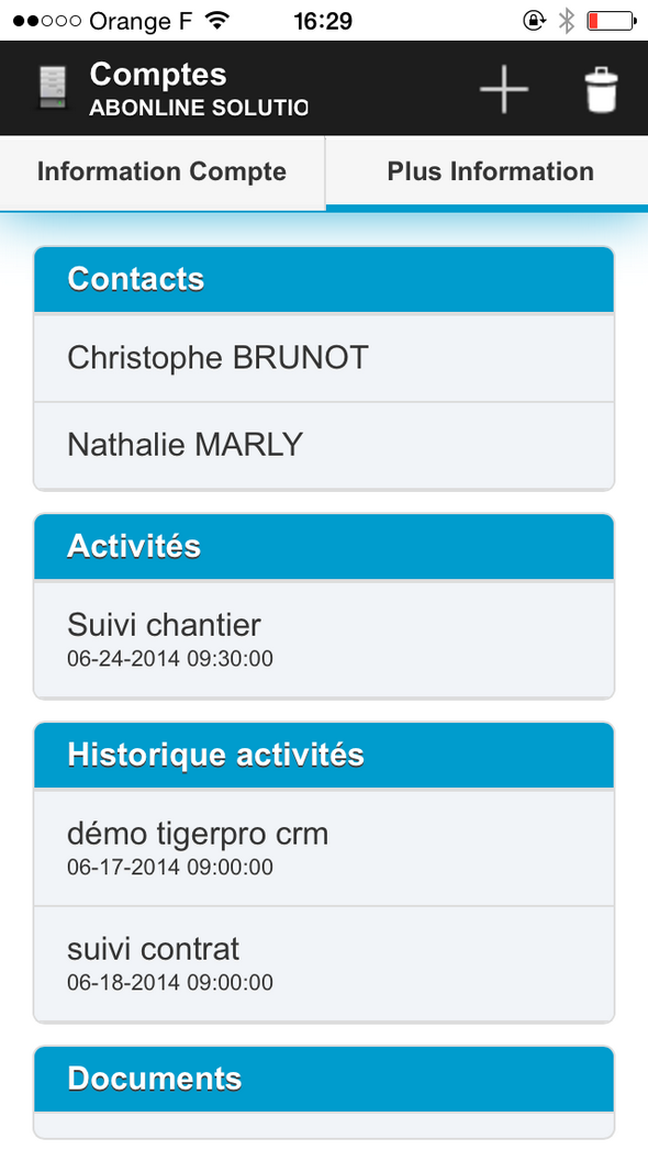 Gestión TigerPro CRM Campaña, aplicaciones móviles, tareas y notas Gestión TigerPro CRM Campaña, aplicaciones móviles, tareas y notas