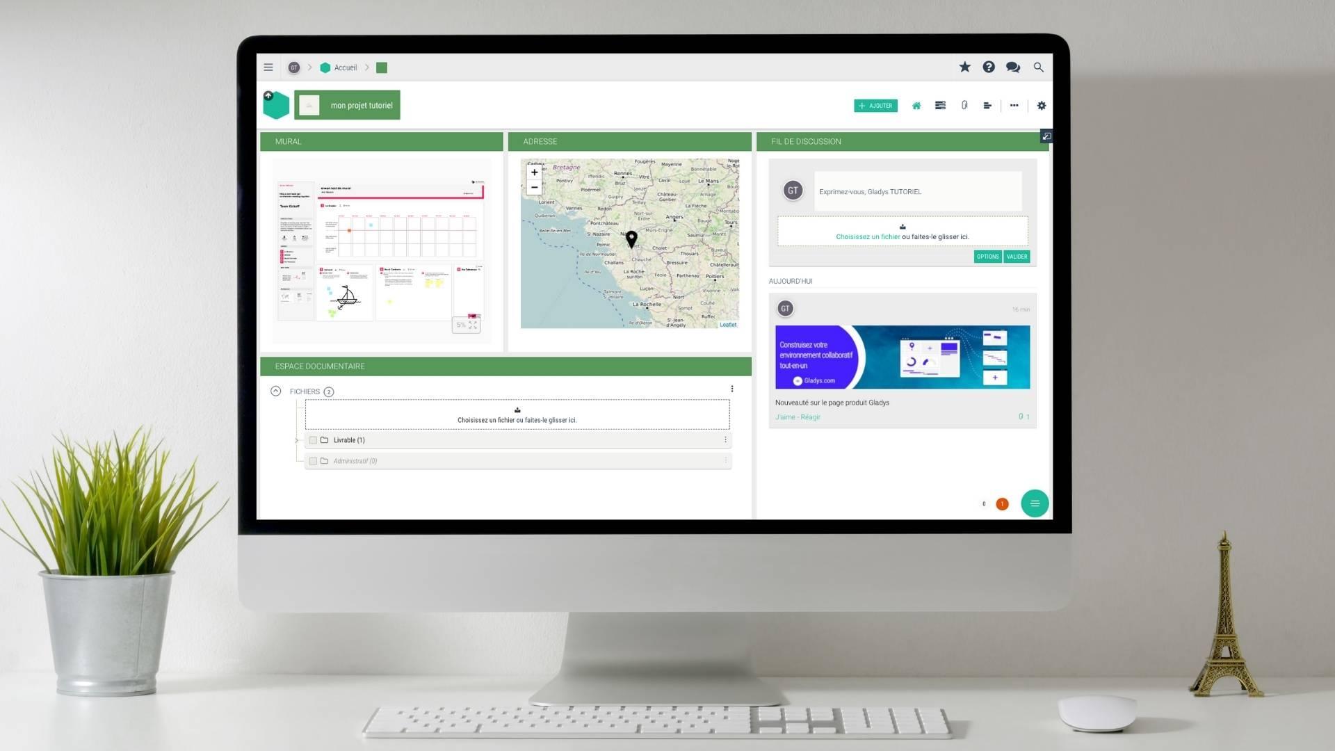 Gladys - Gladys - Pantalla 
Vista personalizada de tu espacio de trabajo