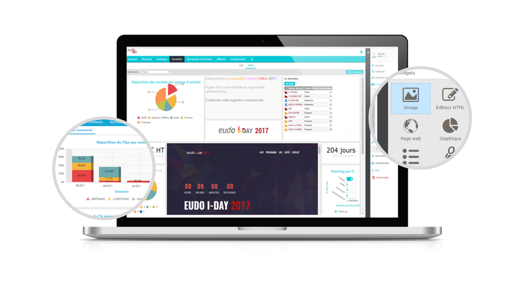 También tienen una consola de gestión completa para cambiar su CRM al ritmo de su negocio También tienen una consola de gestión completa para cambiar su CRM al ritmo de su negocio