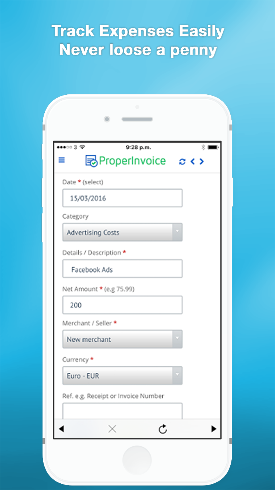 ProperInvoice de pantalla-4 ProperInvoice de pantalla-4