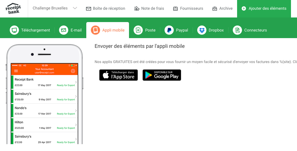 aplicación móvil aplicación móvil
