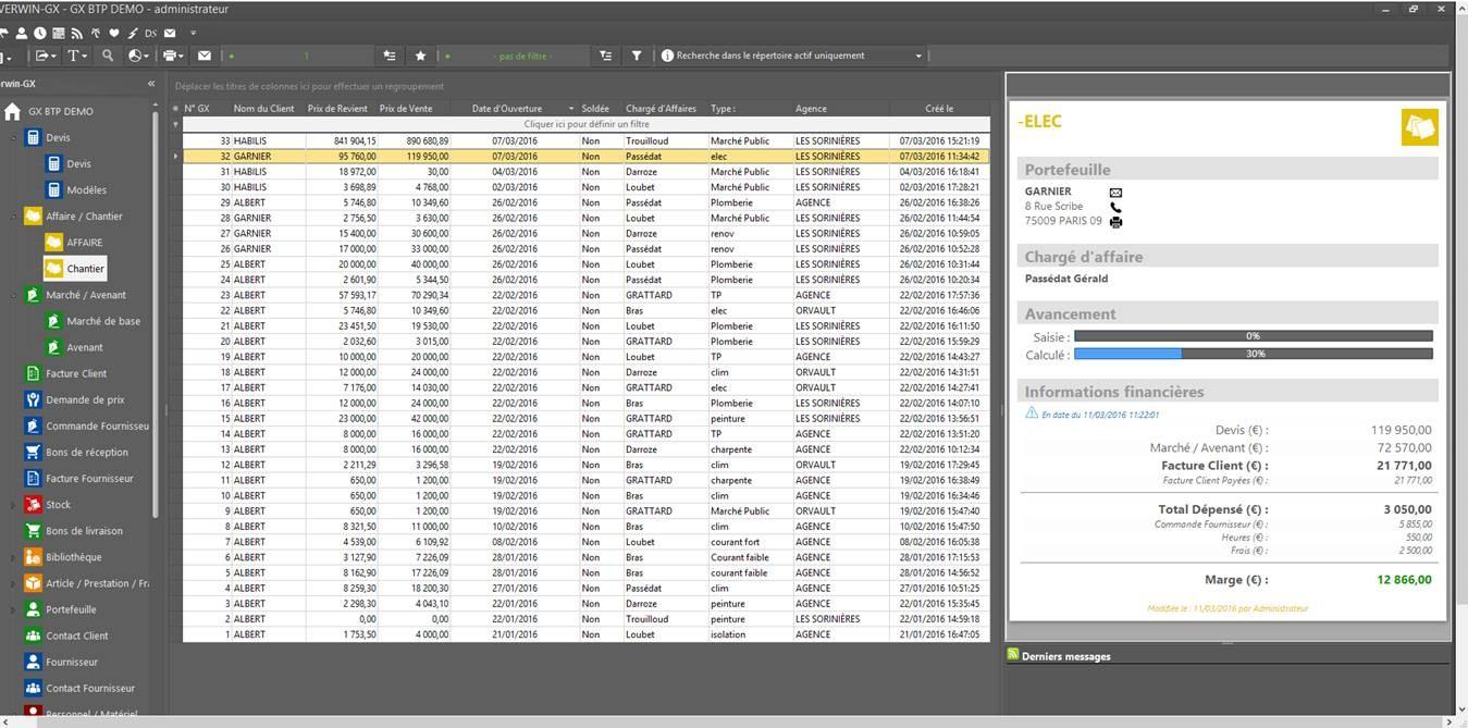GX BTP: ERP para la industria de la construcción GX BTP: ERP para la industria de la construcción