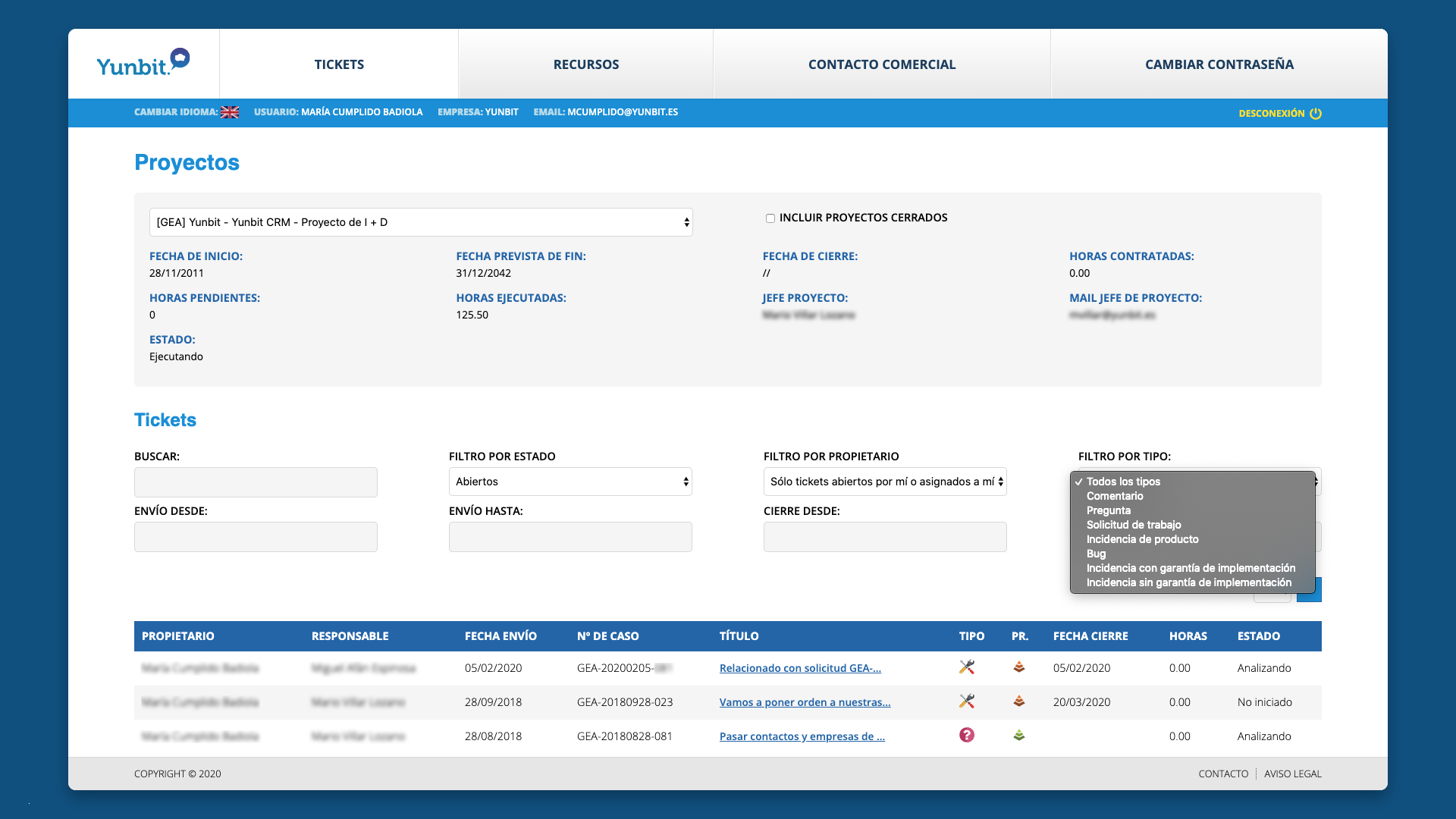 Plataforma de tickets