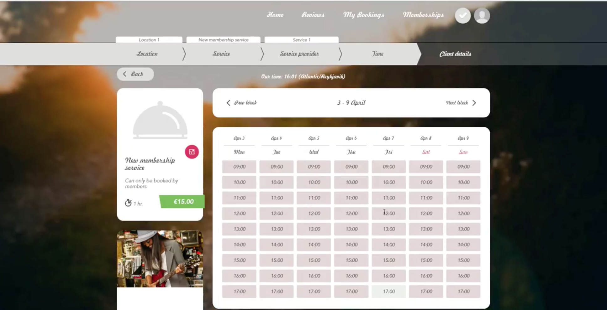SimplyBook.me: Calendario de Reservas SimplyBook.me: Calendario de Reservas