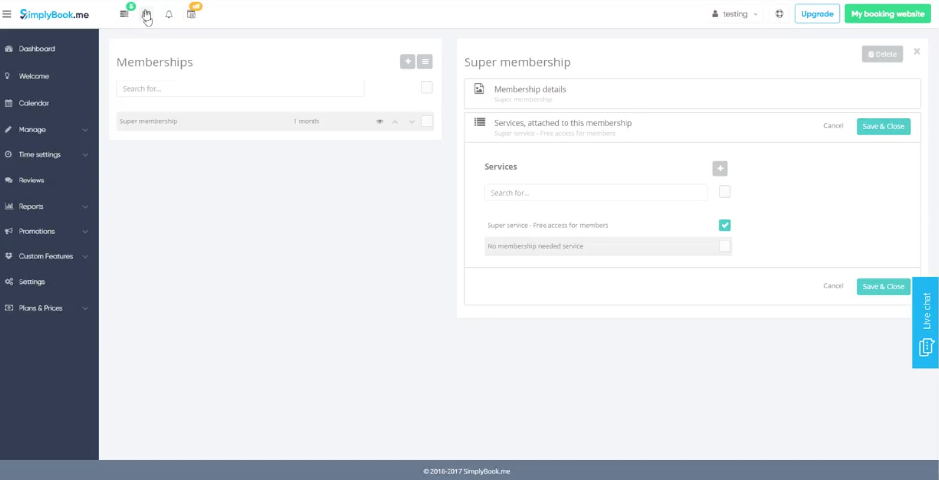 SimplyBook.me: creación de un nuevo servicio SimplyBook.me: creación de un nuevo servicio