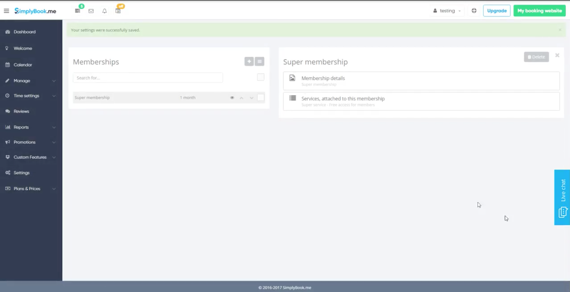 SimplyBook.me: creación de un nuevo servicio SimplyBook.me: creación de un nuevo servicio