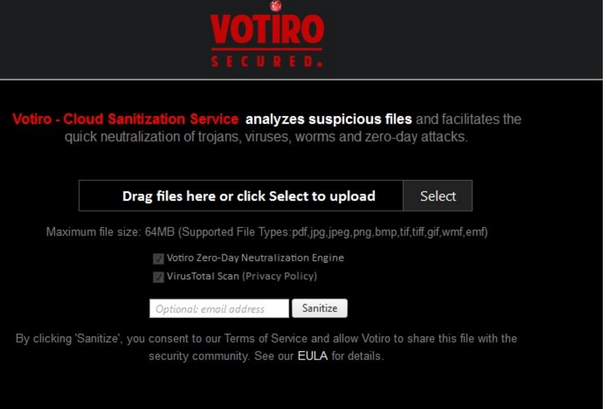 Votiro Secure Email Gateway-pantalla-0