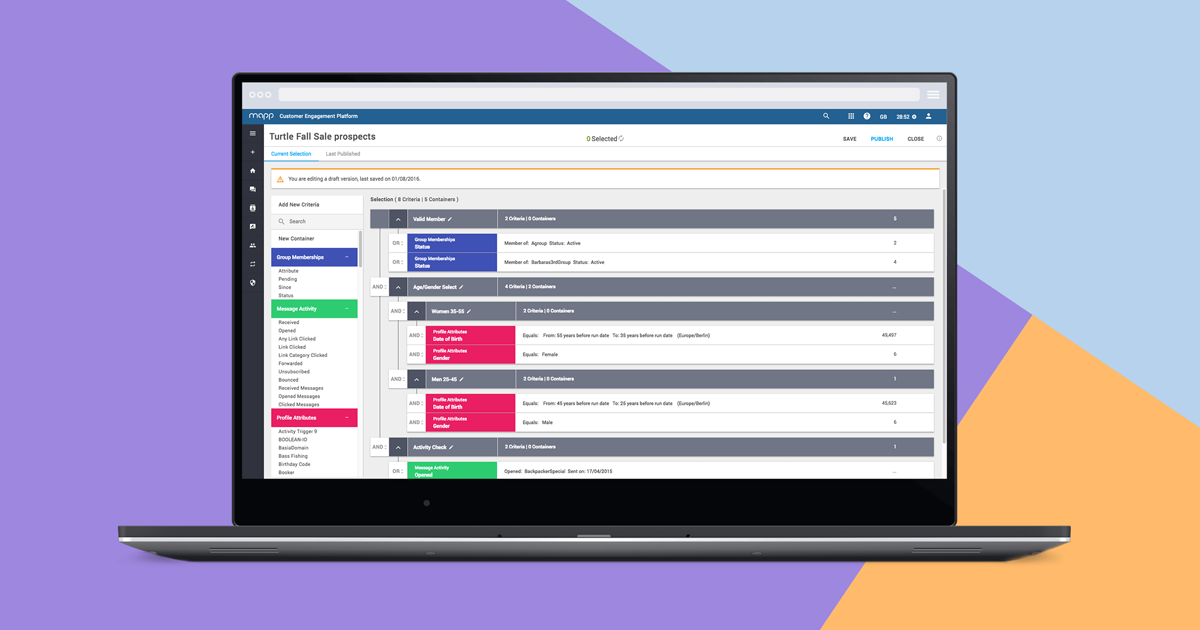 Opiniones Mapp Acquire: Recopila y crea segmentos de audiencia para una orientación - Appvizer