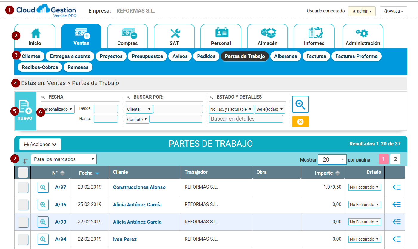 Cloud Gestion - Captura de pantalla 16