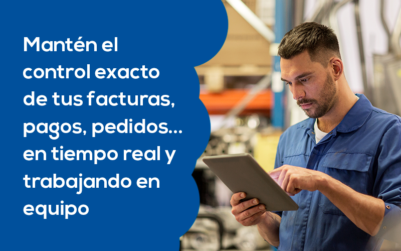 Cloud Gestion - Mantén un control exacto sobre las cuentas de tu negocio: facturas por cobrar, control de almacén, estado de pedidos, partes de trabajo...
