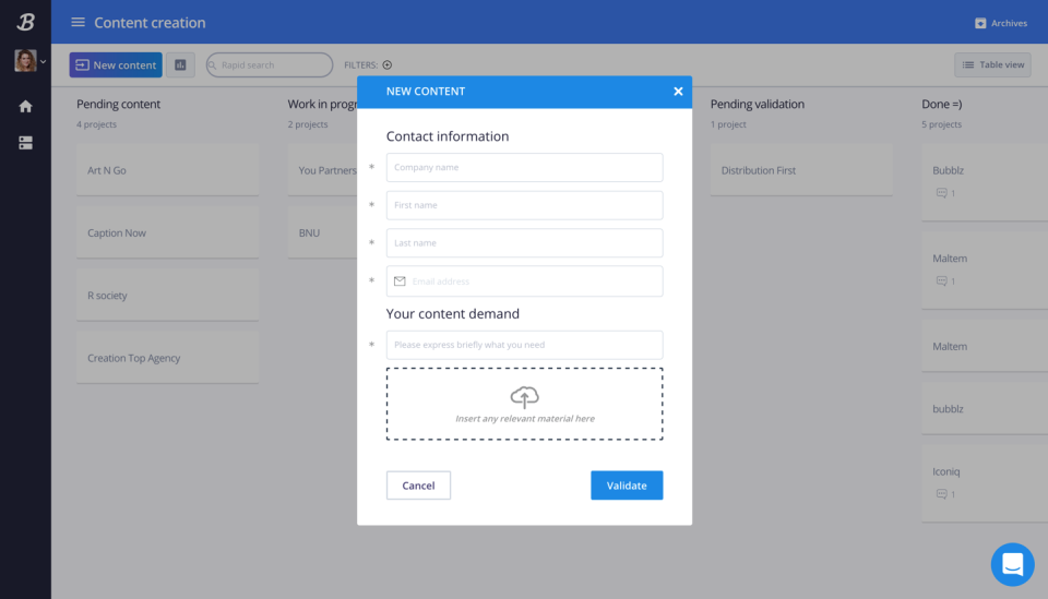 El proceso se compone de un formato personalizable para ingresar los datos y automatizar acciones El proceso se compone de un formato personalizable para ingresar los datos y automatizar acciones