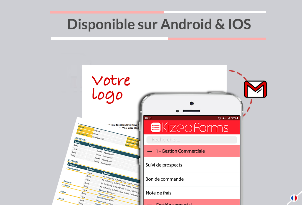 Avec Kizeo Forms, l’envoi de données mobiles (devis, comptes rendus,) est illimité. Nous vous le promettons, vous ne serez jamais pris de court ! Avec Kizeo Forms, l’envoi de données mobiles (devis, comptes rendus,) est illimité. Nous vous le promettons, vous ne serez jamais pris de court !