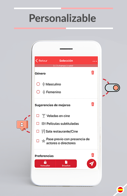 Totalmente personalizable. Adapta Kizeo Forms a tu empresa. Totalmente personalizable. Adapta Kizeo Forms a tu empresa.