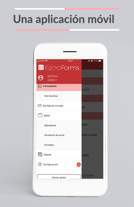 La App Kizeo Forms está diseñada para la recogida de datos en terreno desde un móviles y tablets. ¡Levante fácilmente la información! La App Kizeo Forms está diseñada para la recogida de datos en terreno desde un móviles y tablets. ¡Levante fácilmente la información!