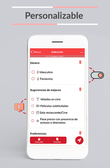 Totalmente personalizable. Adapte Kizeo Forms a sus necesidades. Totalmente personalizable. Adapte Kizeo Forms a sus necesidades.