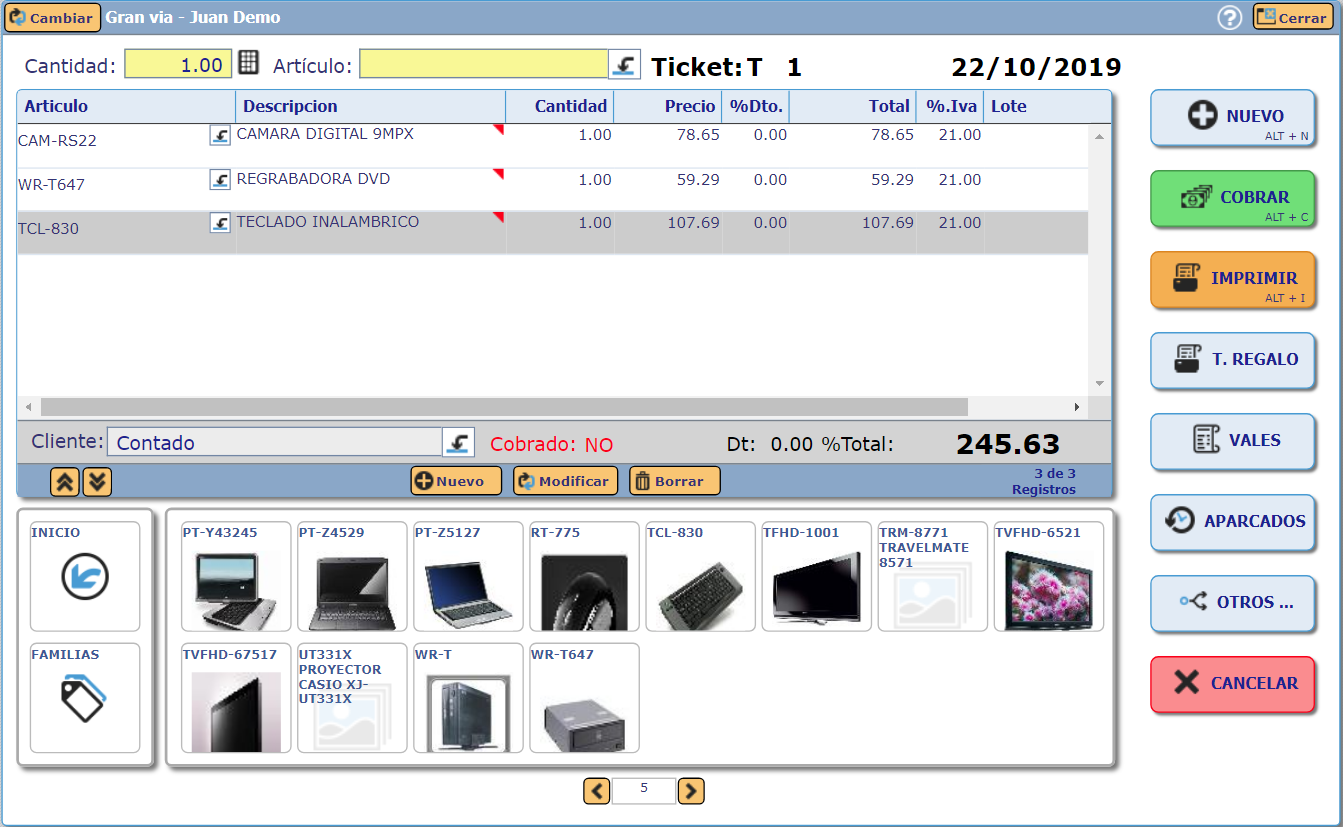 TPV Mostrador Online TPV Mostrador Online