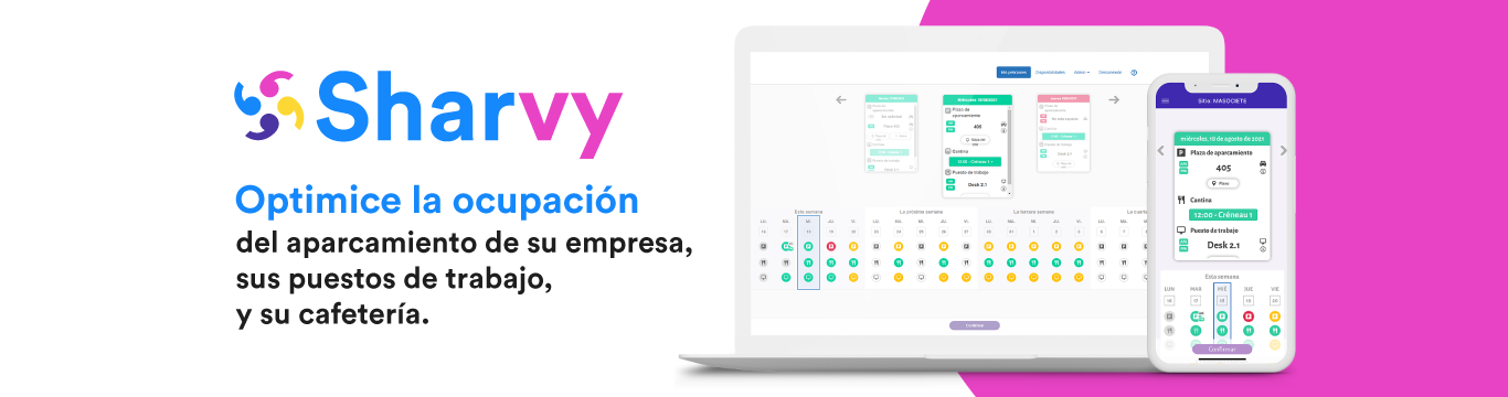 Opiniones Sharvy: Solución para la gestión de aparcamiento, oficinas y comedor - Appvizer