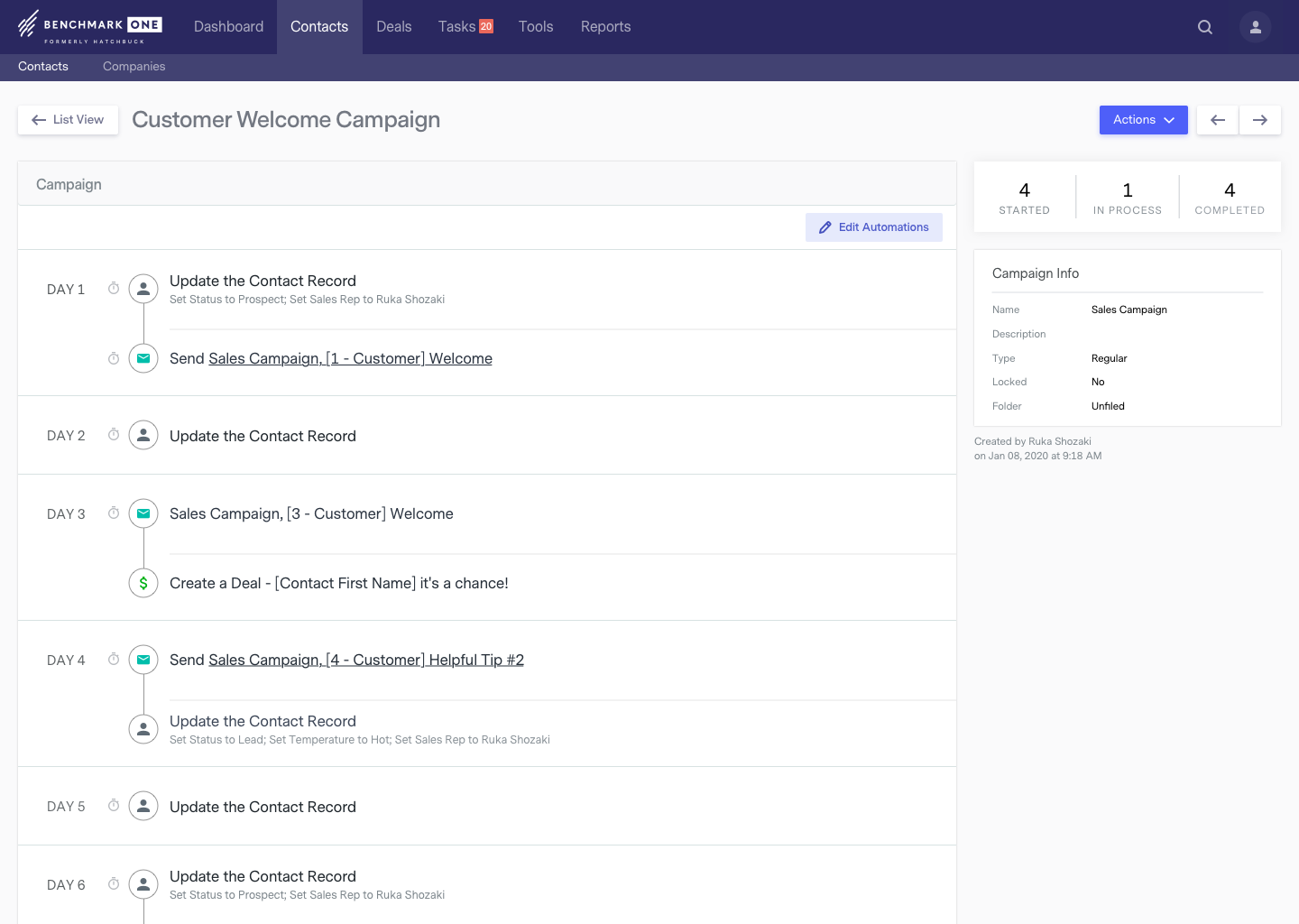 Automation campaigns Automation campaigns