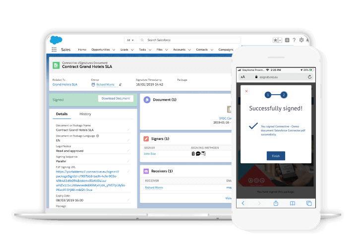 Connective eSignatures - Firmas electrónicas para Salesforce