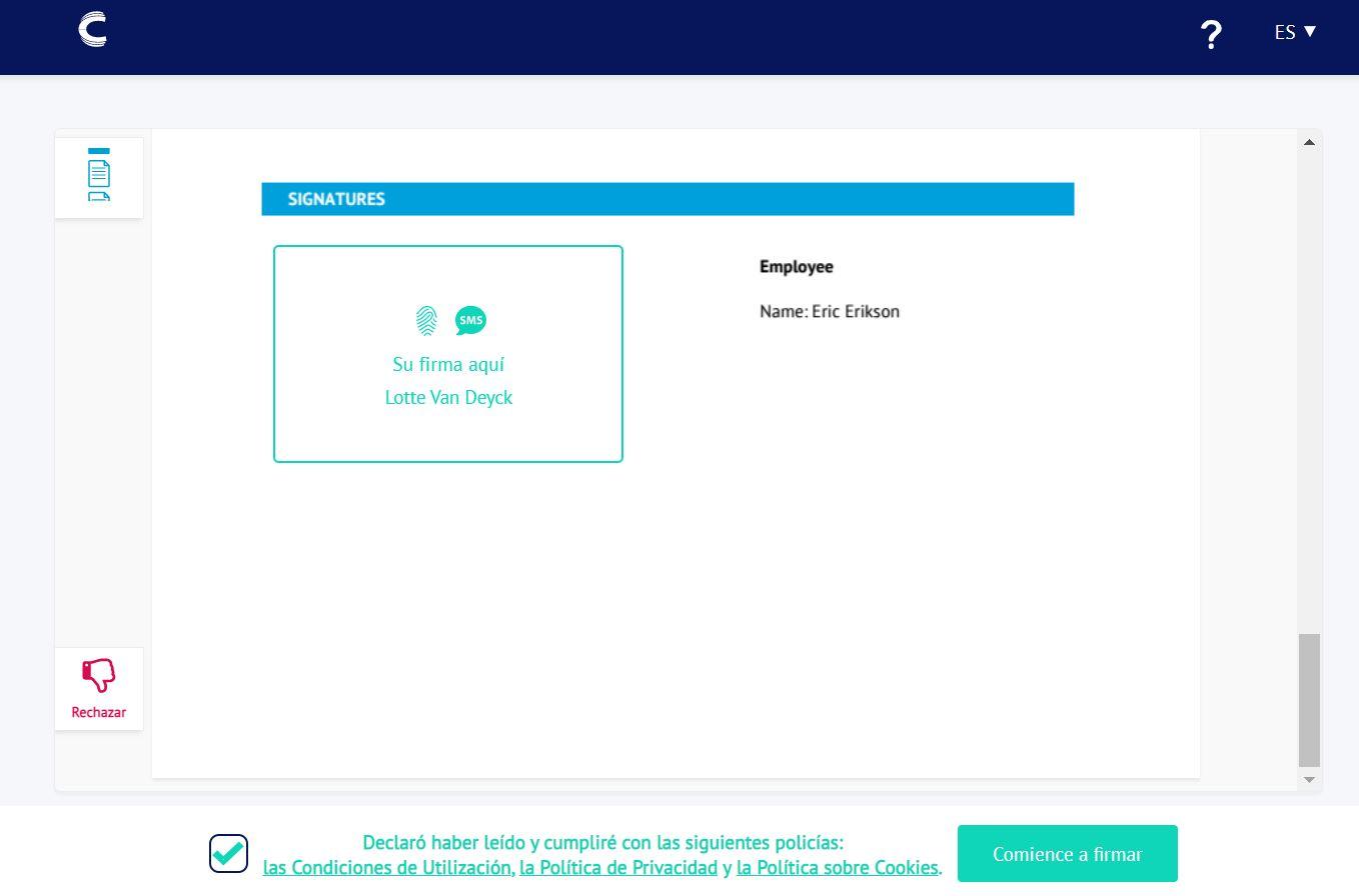 Connective eSignatures - Firmar