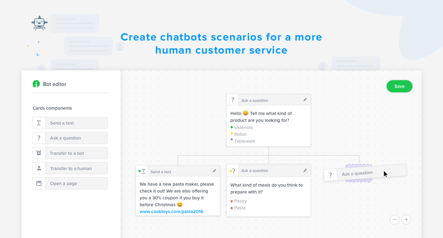 Automatizar algunas de su servicio al cliente y sus clientes potenciales de calificación Automatizar algunas de su servicio al cliente y sus clientes potenciales de calificación