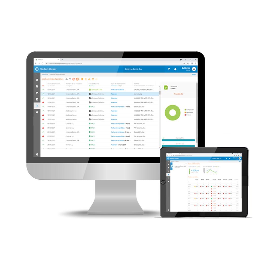 Utiliza a3innnuva | Contabilidad desde cualquier dispositivo, en cualquier momento