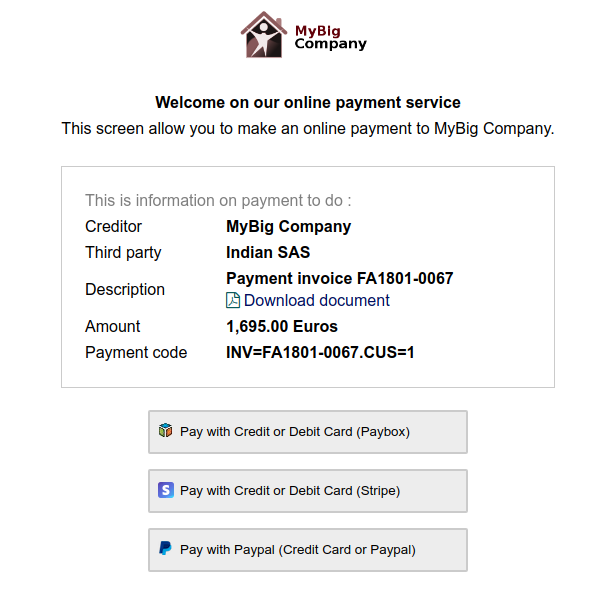 Dolibarr ERP CRM - Captura de pantalla 7