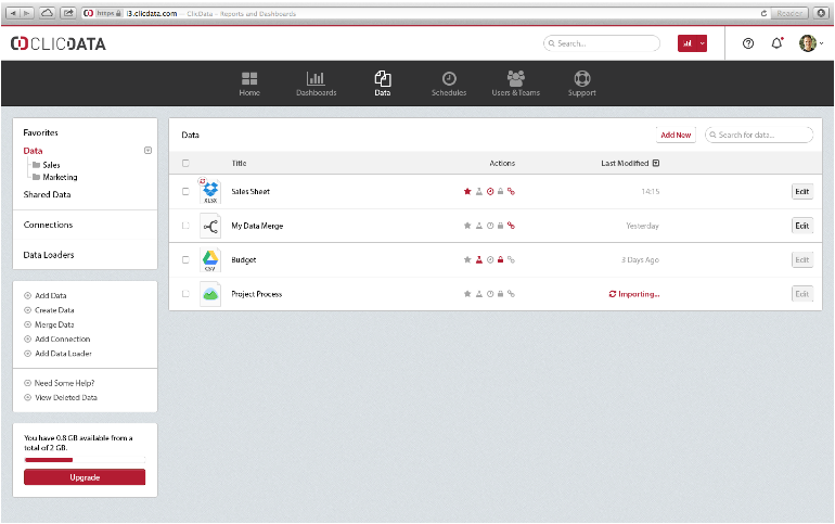 ClicData: Estricto control de acceso, la base de conocimientos (tutoriales, demos) plantillas de cuadro de mandos interactivo ClicData: Estricto control de acceso, la base de conocimientos (tutoriales, demos) plantillas de cuadro de mandos interactivo