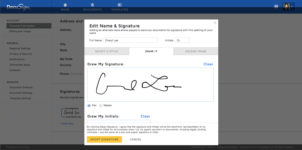 DocuSign de pantalla-1 DocuSign de pantalla-1