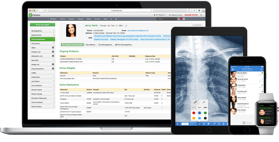 Drchrono EMR / EHR-pantalla-1 Drchrono EMR / EHR-pantalla-1