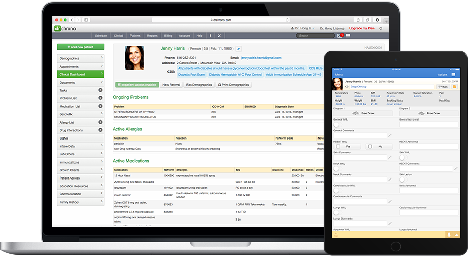Drchrono EMR / EHR-pantalla-2 Drchrono EMR / EHR-pantalla-2
