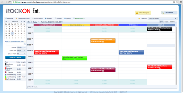 EZNET Scheduler de pantalla-4 EZNET Scheduler de pantalla-4