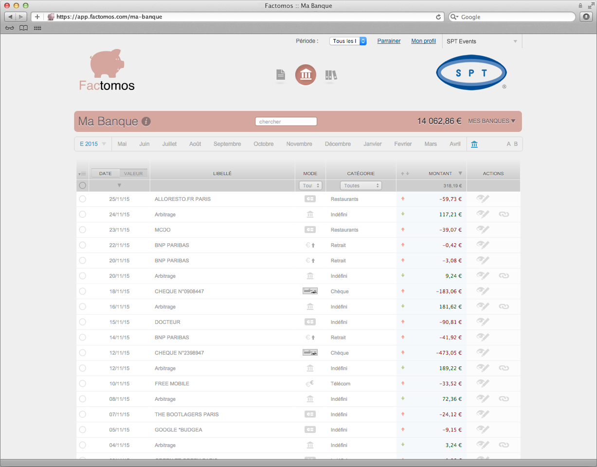 Factomos - Factomos: Secure Sockets Layer (SSL), Soporte 24/7, importación y exportación de datos (CSV, XLS)