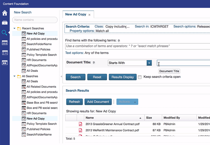 Filenet enterprise promo manager